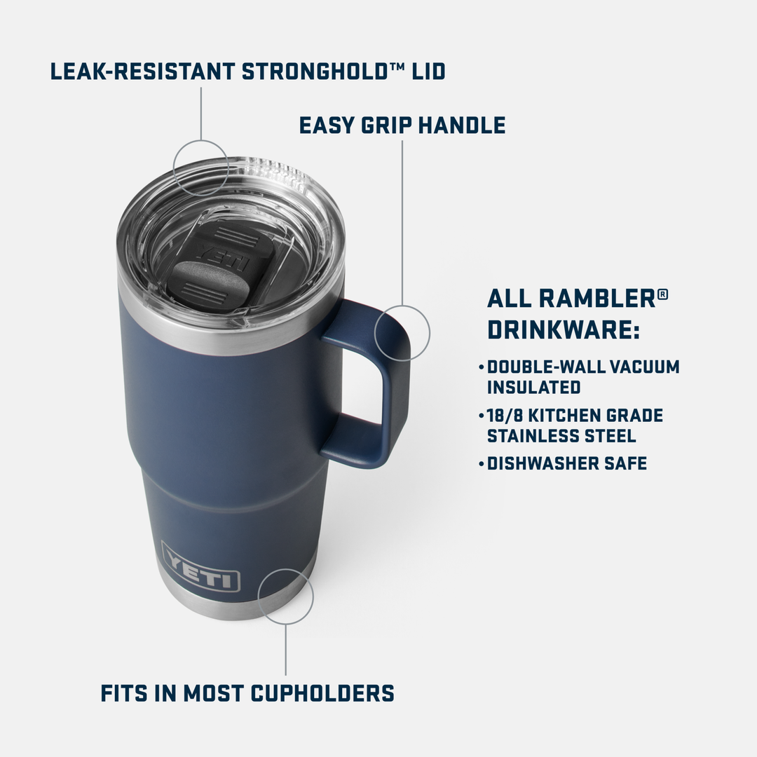 Yeti 20 OZ TRAVEL MUG - BIG WAVE BLUE - Sun Diego Boardshop