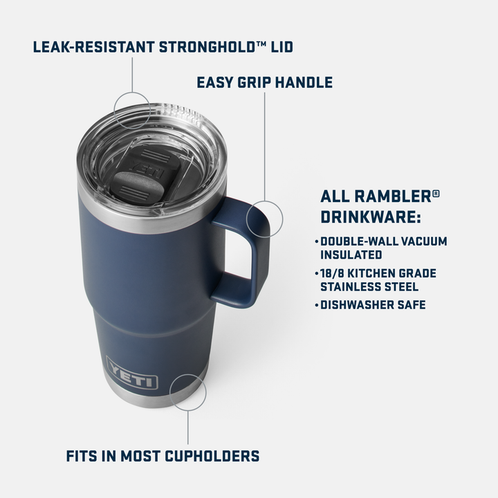 Yeti 20 OZ TRAVEL MUG - BIG WAVE BLUE - Sun Diego Boardshop