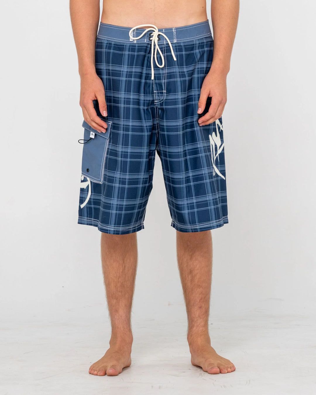 Rusty Men's Hoodus 24" Baggy Boardshort - Navy Blue