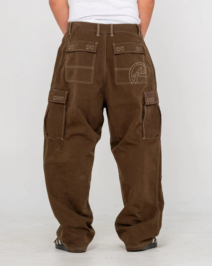Rusty Men's Grizzly Baggy Cargo Pant - Pinecone - Sun Diego Boardshop
