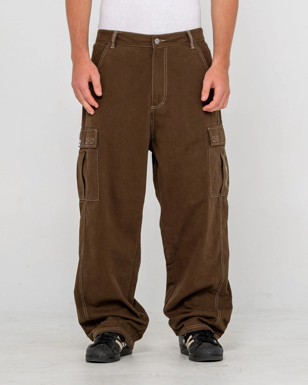 Rusty Men's Grizzly Baggy Cargo Pant - Pinecone - Sun Diego Boardshop