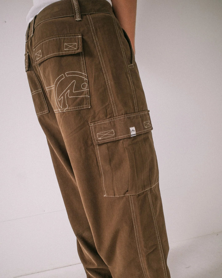 Rusty Men's Grizzly Baggy Cargo Pant - Pinecone - Sun Diego Boardshop