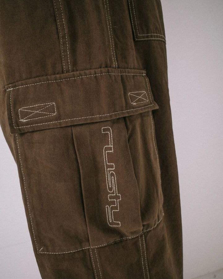 Rusty Men's Grizzly Baggy Cargo Pant - Pinecone - Sun Diego Boardshop