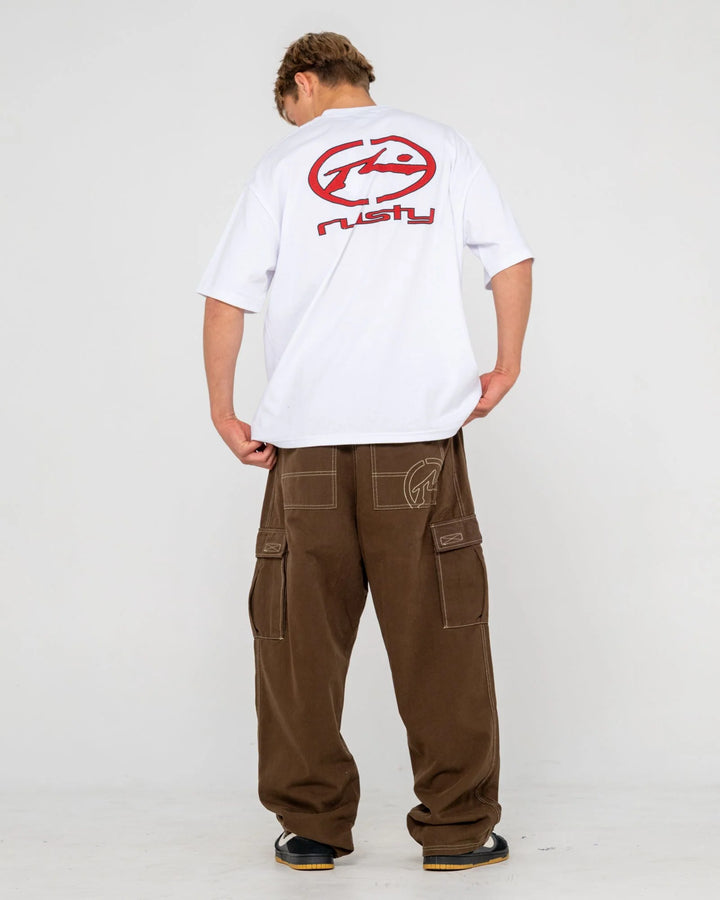 Rusty Men's Grizzly Baggy Cargo Pant - Pinecone - Sun Diego Boardshop