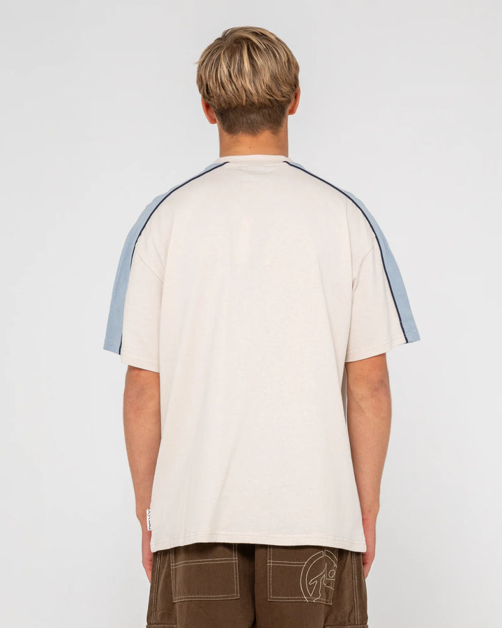 Rusty Men's Alonso Short Sleeve Tee - Cream
