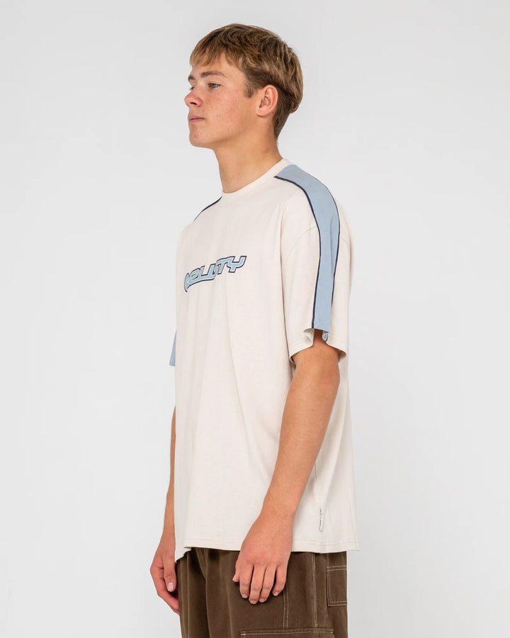 Rusty Men's Alonso Short Sleeve Tee - Cream