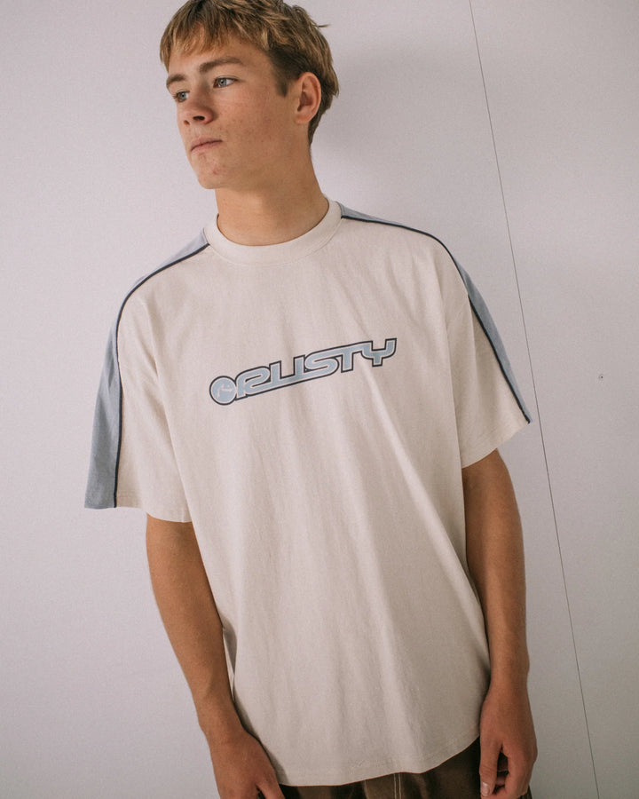 Rusty Men's Alonso Short Sleeve Tee - Cream