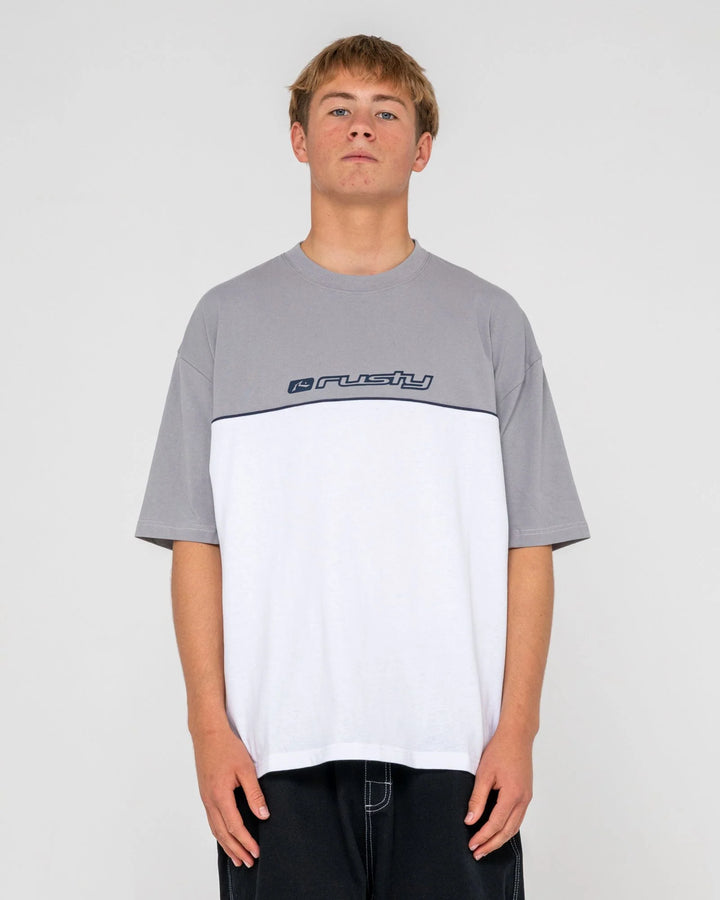 Rusty Men's Infinity Graphic Tee - White 2 - Sun Diego Boardshop