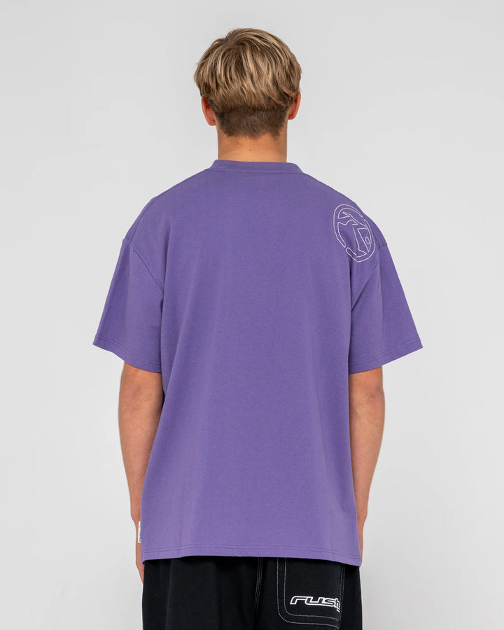 Rusty Men's Spraya Short Sleeve Tee - Purple Ash