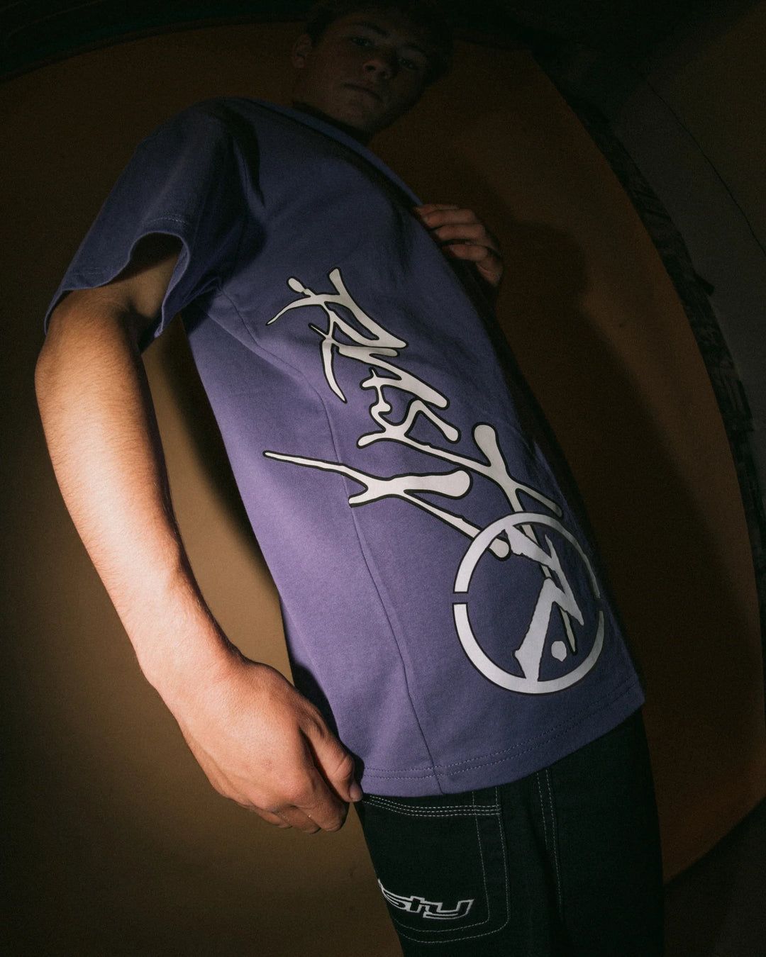 Rusty Men's Spraya Short Sleeve Tee - Purple Ash