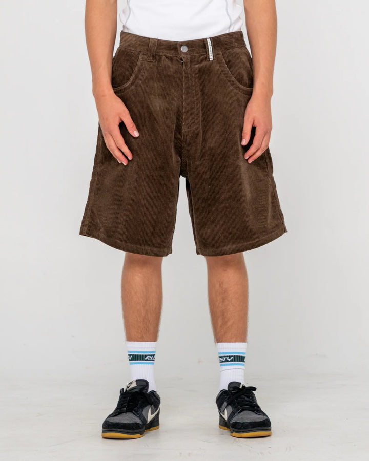 Rusty Men's Flip Daddy Tapeless Cord Short - Dark Chocolate - Sun Diego Boardshop