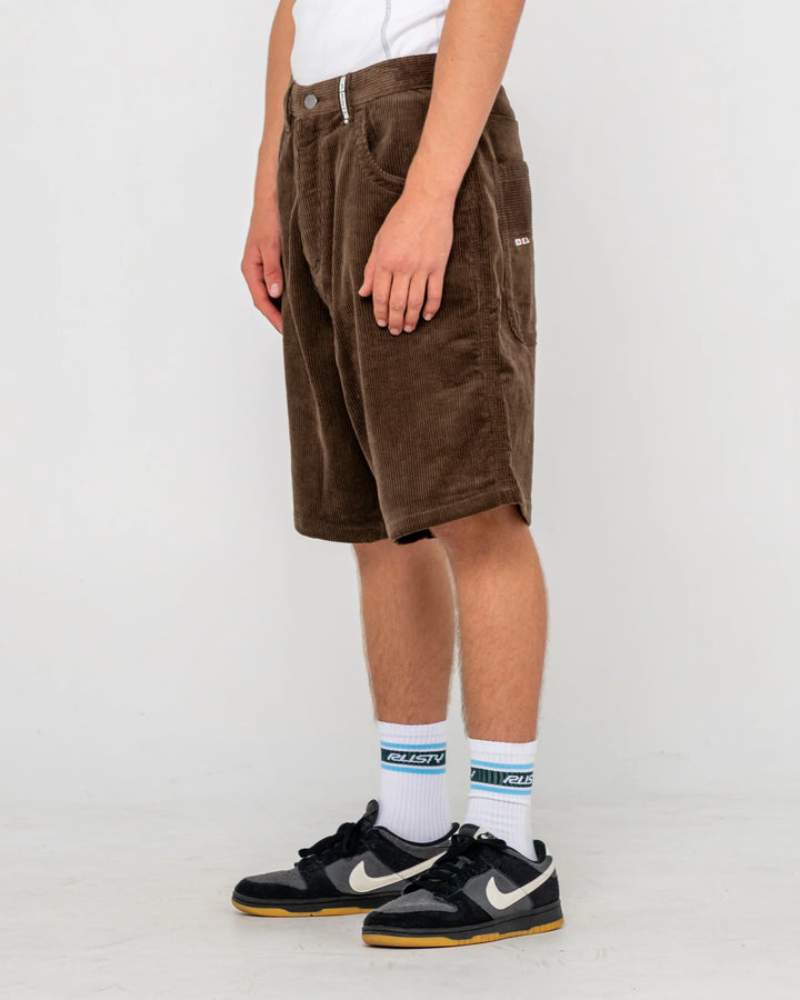 Rusty Men's Flip Daddy Tapeless Cord Short - Dark Chocolate - Sun Diego Boardshop