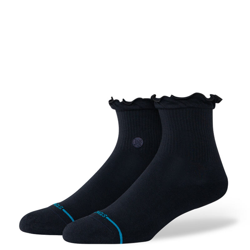 Stance Cotton Quarter Light Cushion Socks - Black - Sun Diego Boardshop