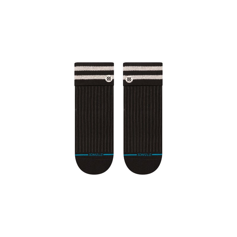 Stance Cotton Quarter Light Cushion Socks - BLACK - Sun Diego Boardshop