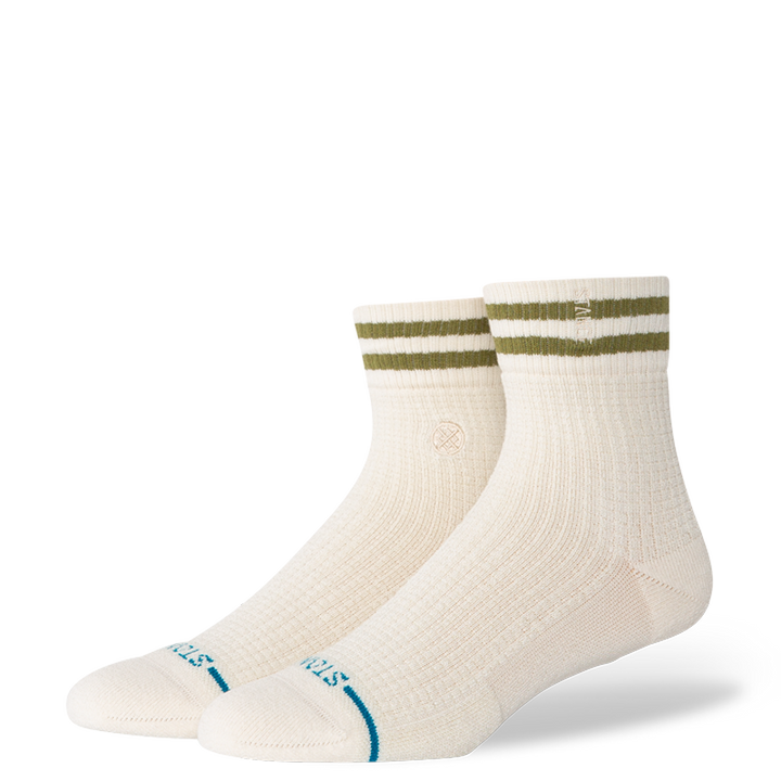 Stance Butter Blend Quarter Mid Cushion Socks - Ivory