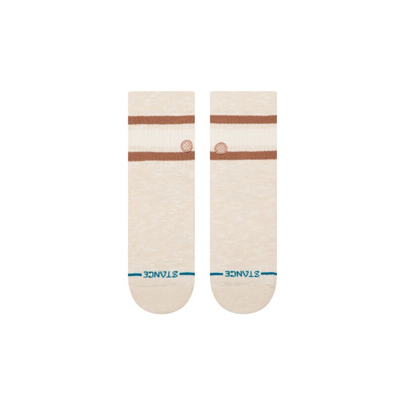 Stance Cotton Quarter Medium Cushion Socks - Cream