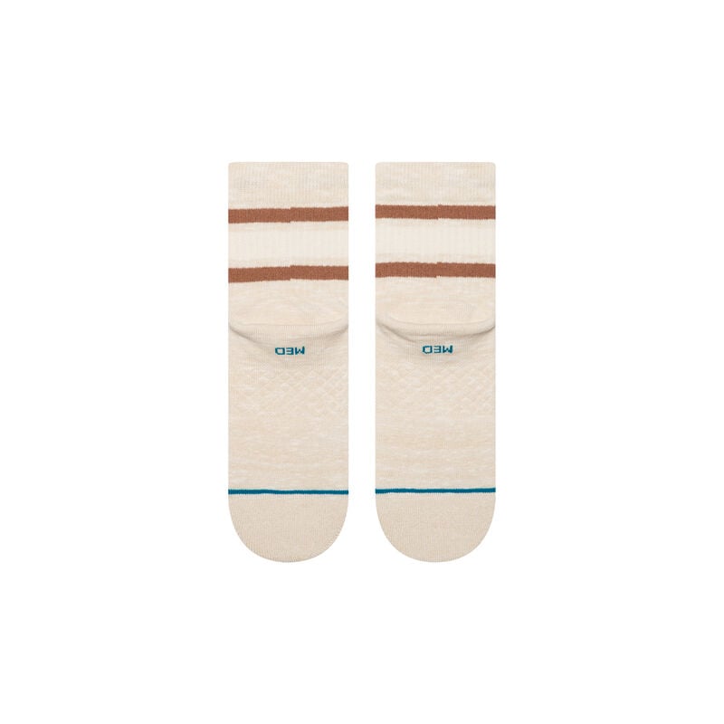 Stance Cotton Quarter Medium Cushion Socks - Cream