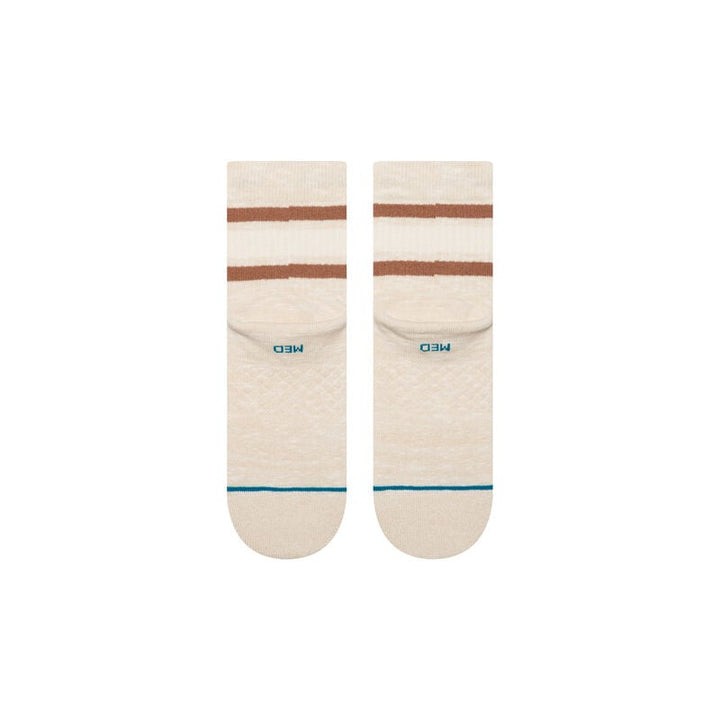 Stance Cotton Quarter Medium Cushion Socks - Cream
