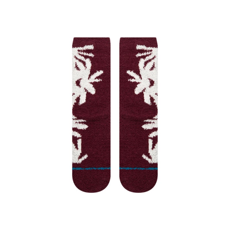 Stance Cozy Poly Crew Socks - Fig Daisy
