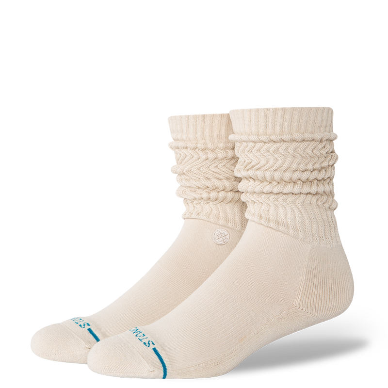 Stance Icon Slouch Crew Socks - Oat - Sun Diego Boardshop