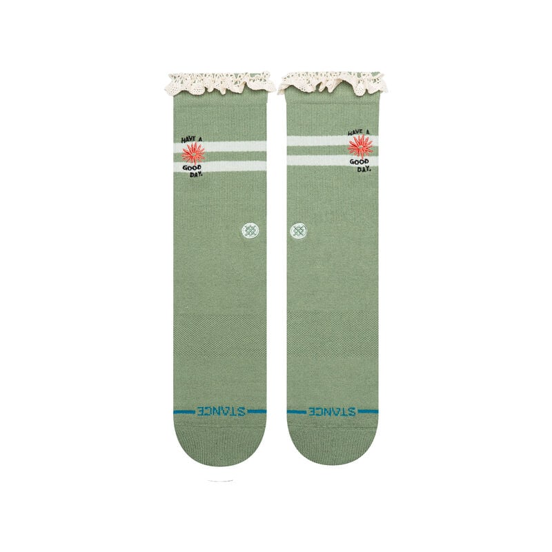 Stance Cotton Crew Medium Cushion Socks - Green - Sun Diego Boardshop