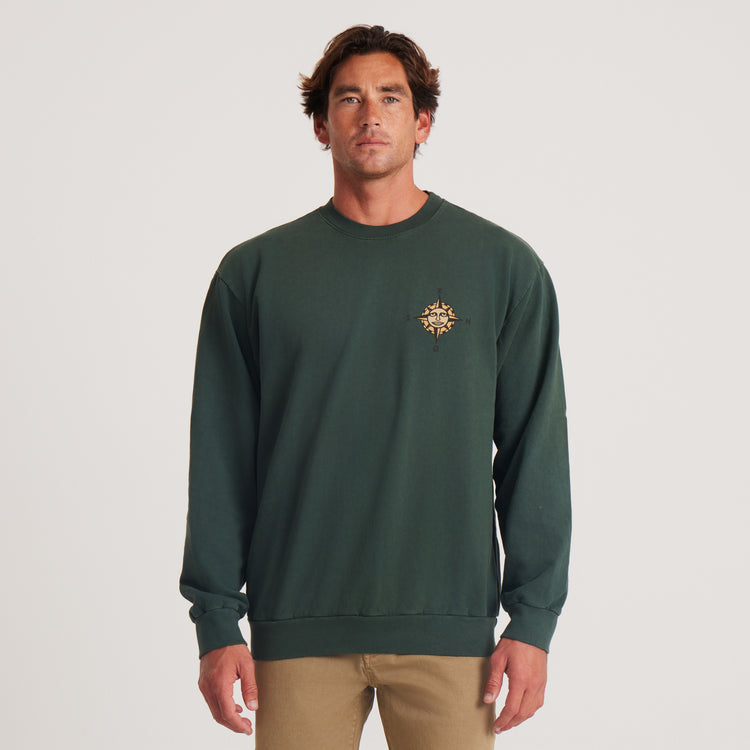 ROARK Wayward Crew Sweatshirt - TUNDRA - Sun Diego Boardshop