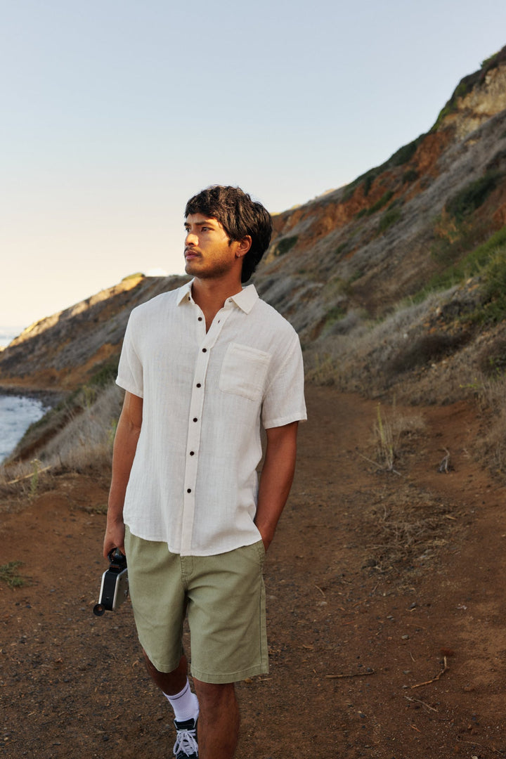 Katin Alan Solid Shirt - Vintage White - Sun Diego Boardshop