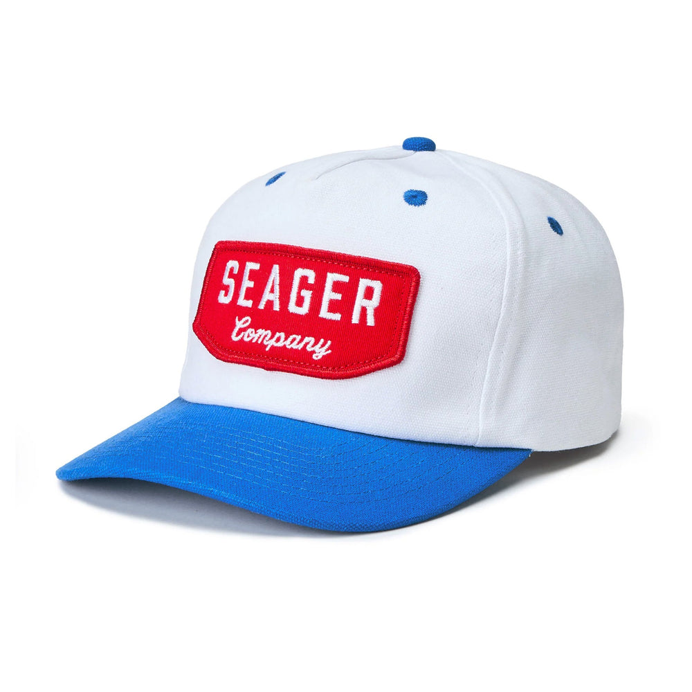 SEAGER WILSON SNAPBACK - WHITE/BLUE - Sun Diego Boardshop