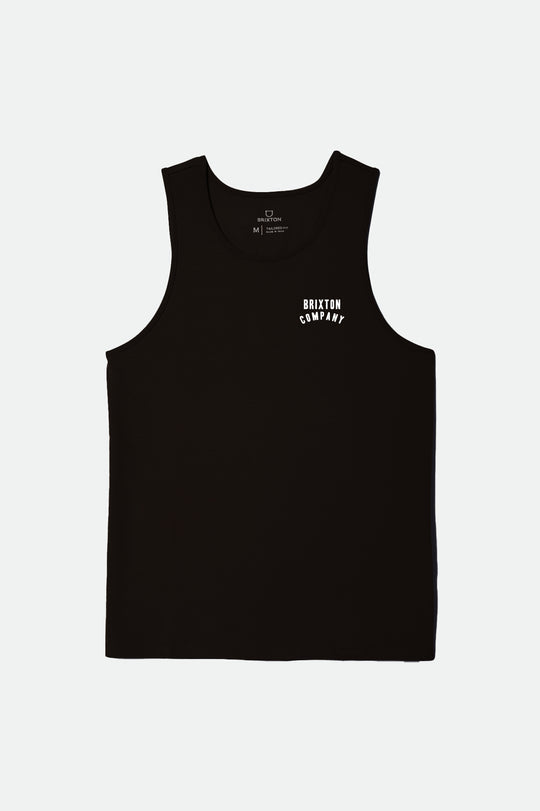 Brixton Woodburn Tank Top - WASHED BLACK/WHITE - Sun Diego Boardshop