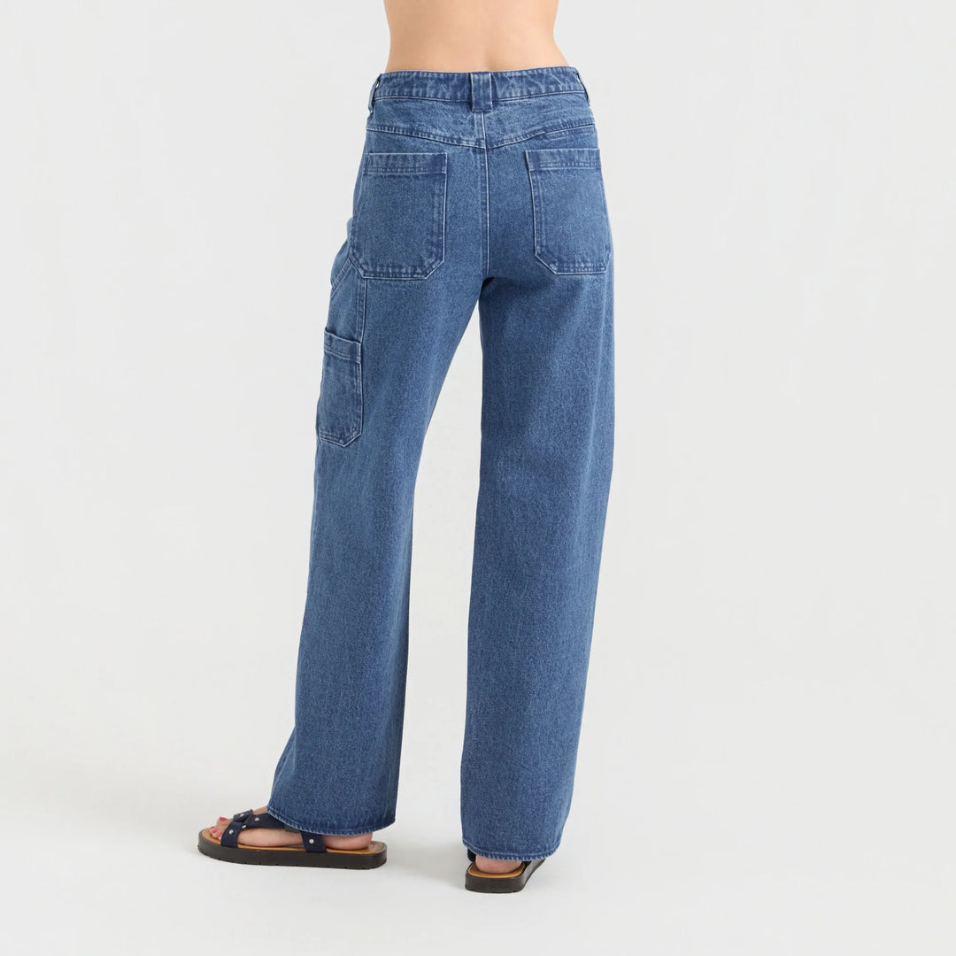Roark Women's HWY 1 Denim Pant - Vintage Blue - Sun Diego Boardshop