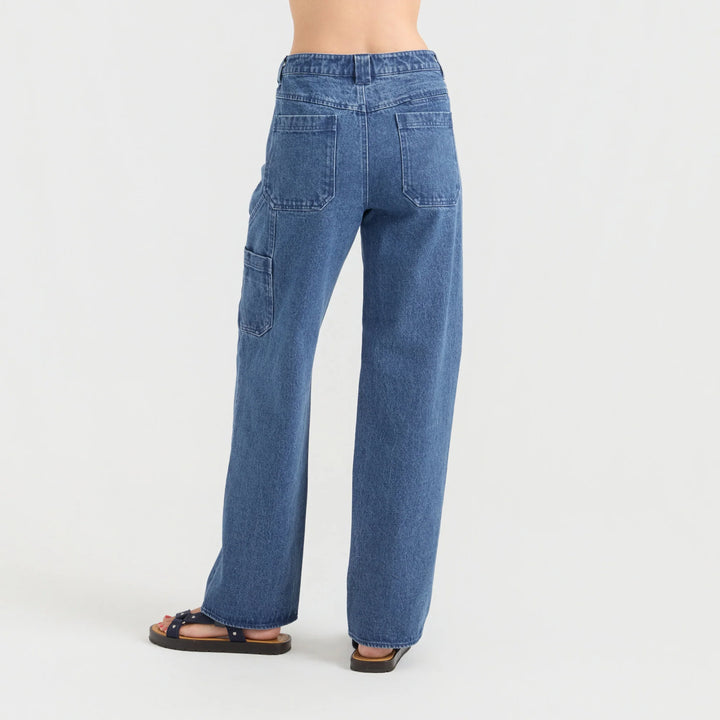 Roark Women's HWY 1 Denim Pant - Vintage Blue - Sun Diego Boardshop