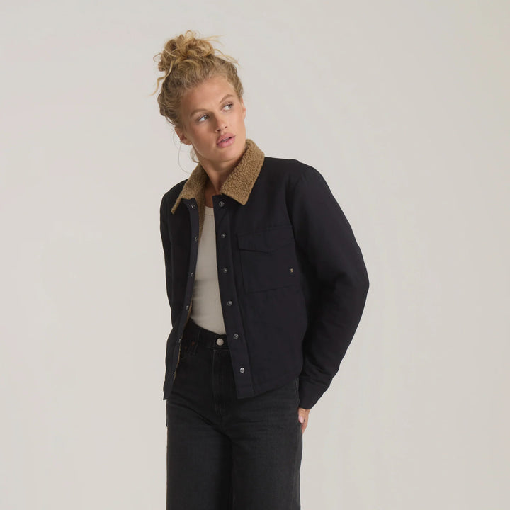 Roark Women's Hebrides Sherpa Jacket - Black - Sun Diego Boardshop