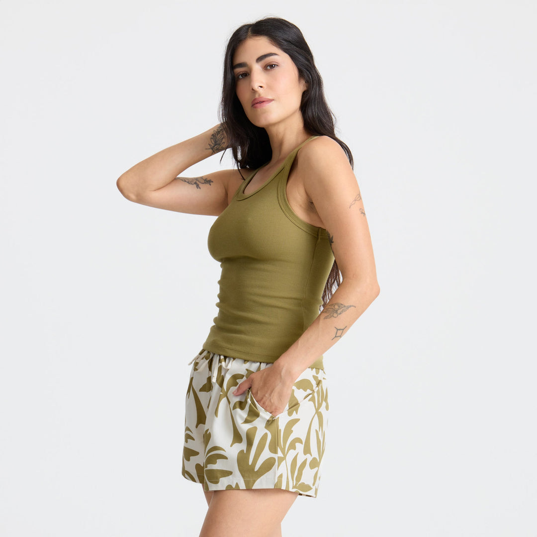 Roark Women's Wind Worn Tank Top - Dusty Olive - Sun Diego Boardshop