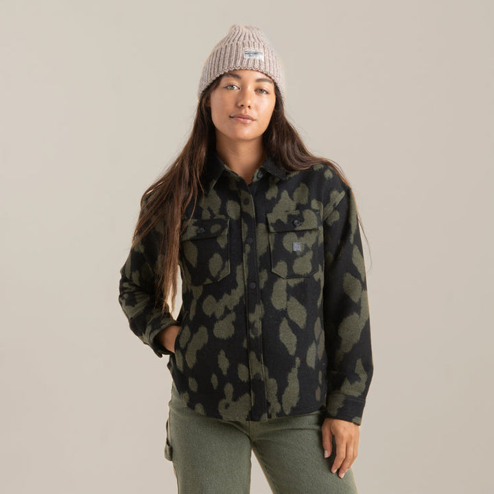 ROARK Amberley Long Sleeve Flannel - MILITARY LEO - Sun Diego Boardshop