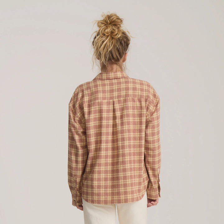 Roark Women's Amberley Light Long Sleeve Flannel - Cherrywood - Sun Diego Boardshop