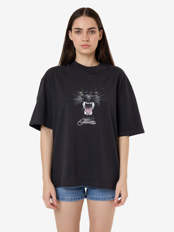 THRILLS Deadly Pursuit Oversized Tee - WASHED BLACK - Sun Diego Boardshop