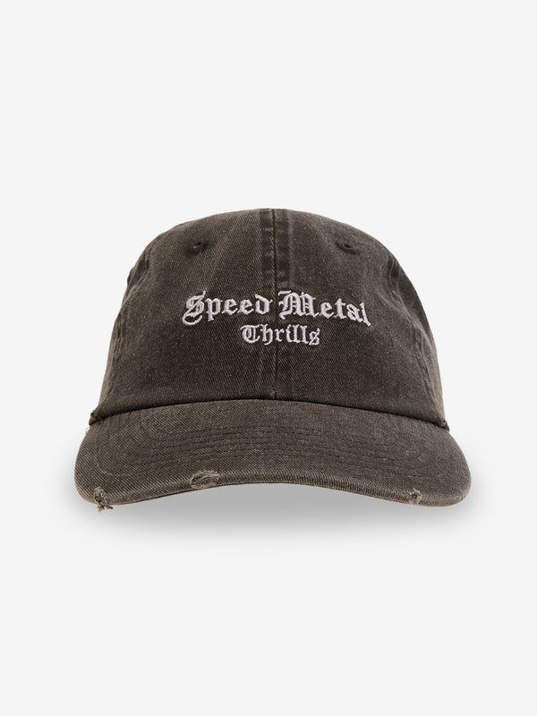 THRILLS Speed Metal 6 Panel Cap - MERCH BLACK - Sun Diego Boardshop