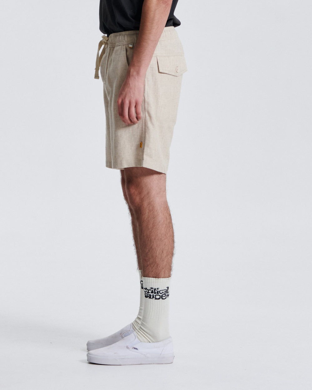 Critical Slide Cruiser Linen Short - Ecru - Sun Diego Boardshop