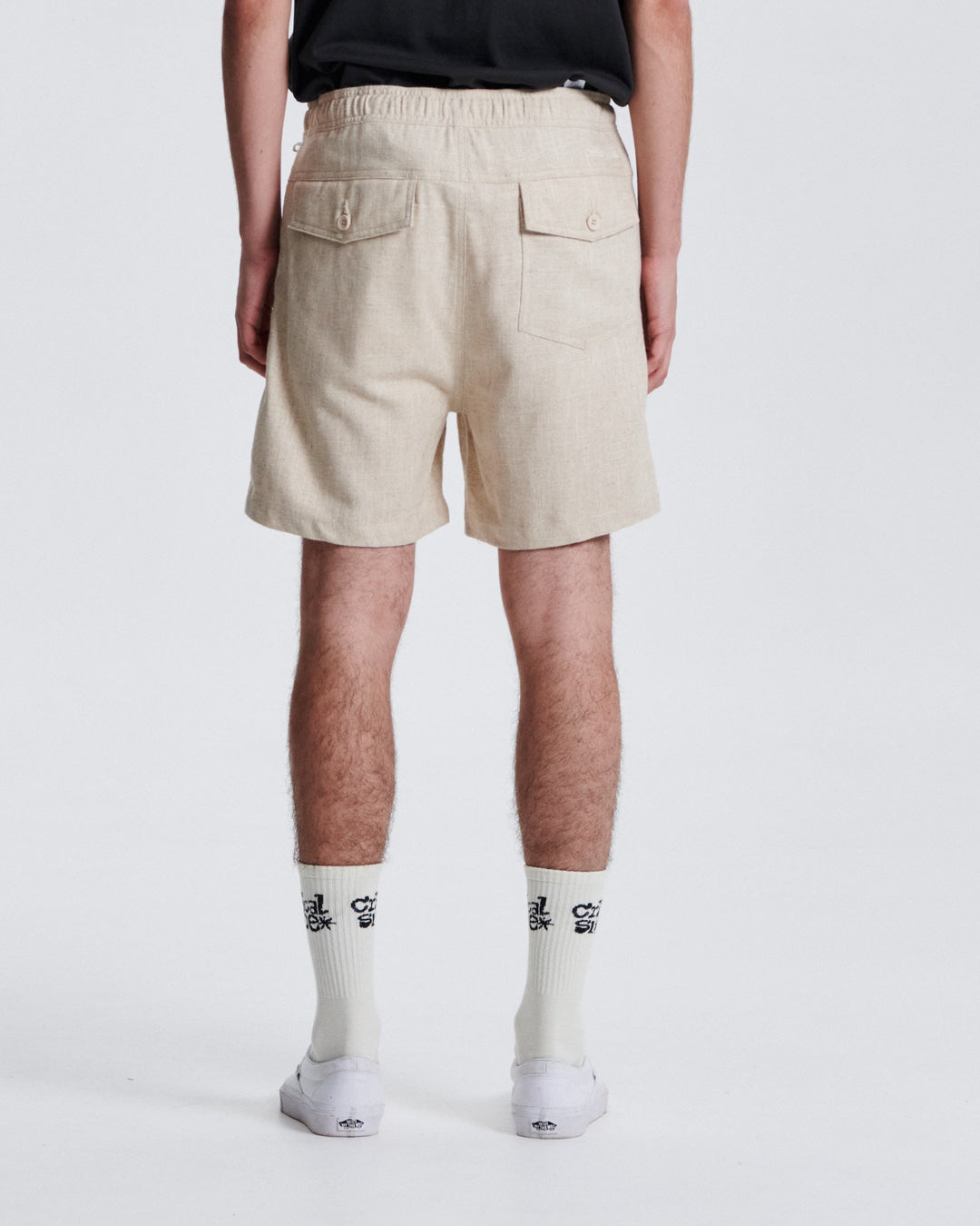Critical Slide Cruiser Linen Short - Ecru - Sun Diego Boardshop