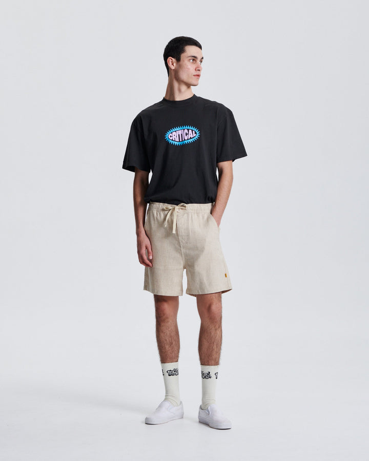 Critical Slide Cruiser Linen Short - Ecru - Sun Diego Boardshop