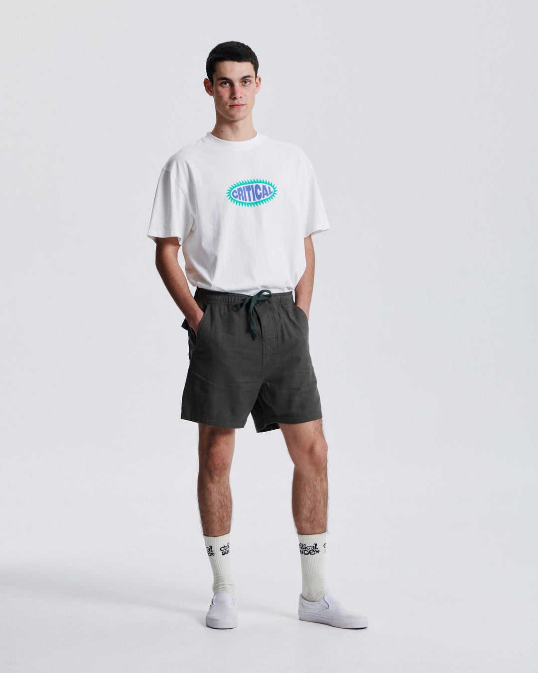 Critical Slide Cruiser Linen Short - Sage - Sun Diego Boardshop