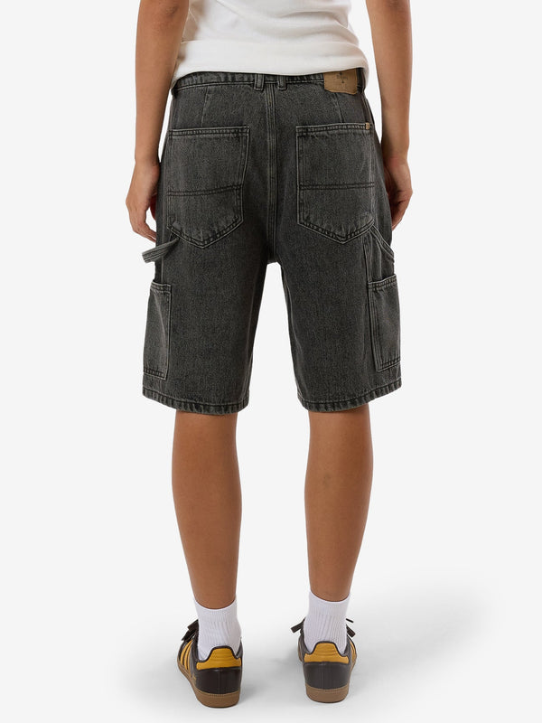 THRILLS Slouch Carpenter Short - LIGHT CANTEEN BLACK - Sun Diego Boardshop