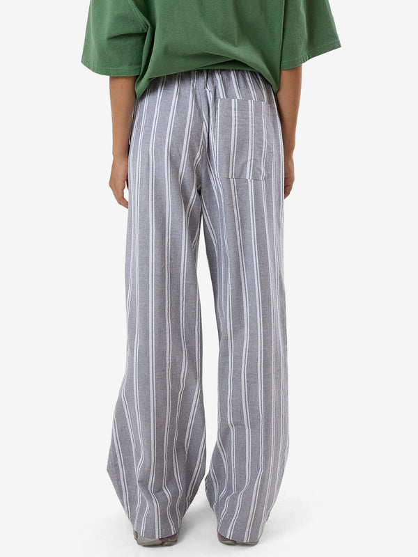 【BAON】24FW★ [BAONHAUS] mink brushed string wide jogger PT Wide-leg Joggers (grey) – Barlz