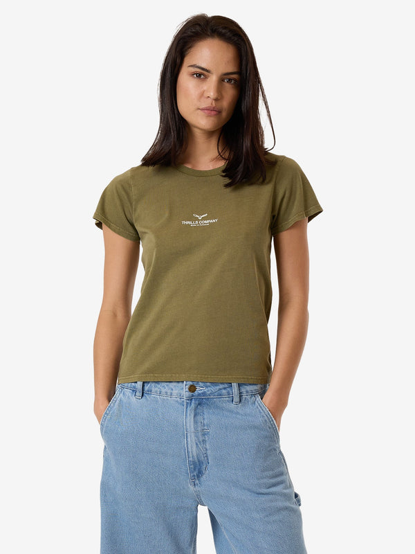 THRILLS Emblem Of Strength Everyday Tee - OLIVE - Sun Diego Boardshop