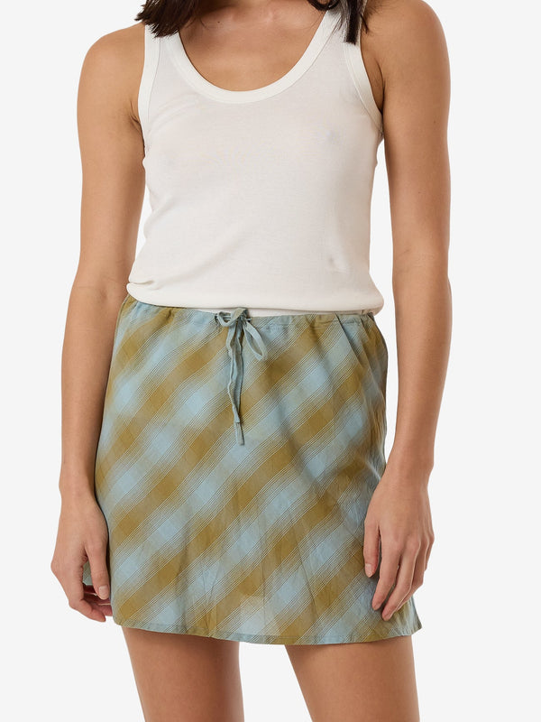 THRILLS Ansley Bias Skirt - STONE BLUE - Sun Diego Boardshop