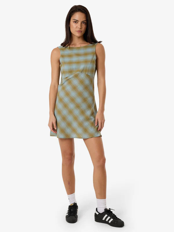 THRILLS Ansley Xavier Mini Dress - STONE BLUE - Sun Diego Boardshop