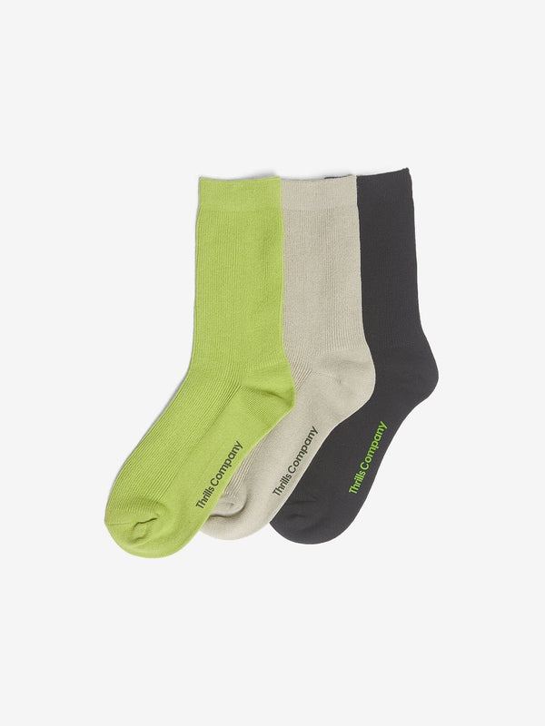 THRILLS Professional Reality 3 Pack Sock - ASSORTED - Sun Diego Boardshop