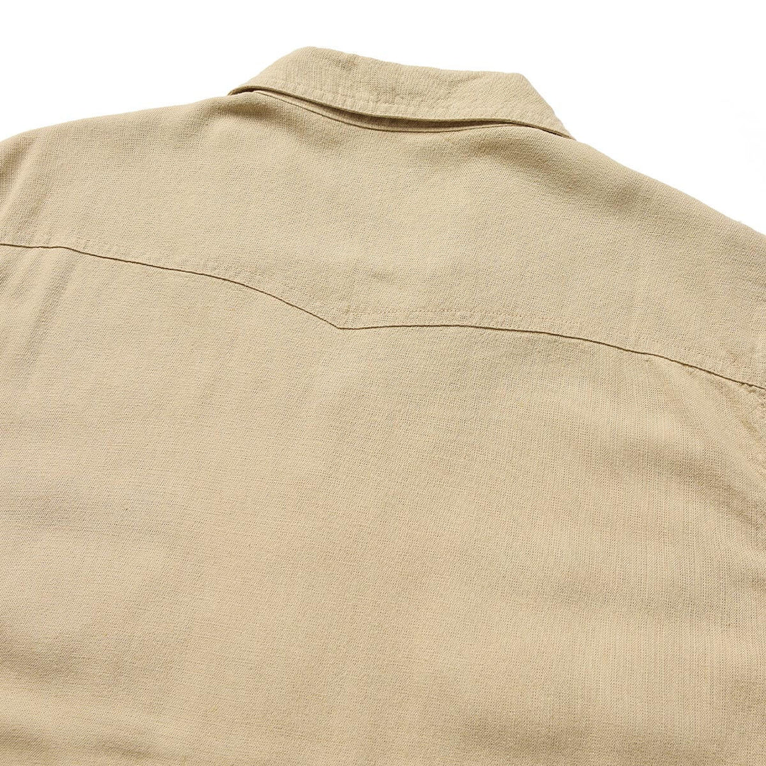 Seager Men's Whippersnapper Short Sleeve Shirt - Dry Hay - Sun Diego Boardshop