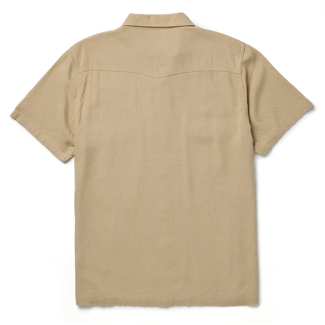 Seager Men's Whippersnapper Short Sleeve Shirt - Dry Hay - Sun Diego Boardshop