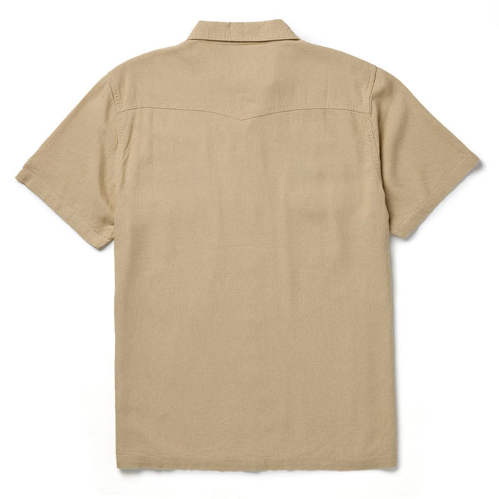 Seager Men's Whippersnapper Short Sleeve Shirt - Dry Hay - Sun Diego Boardshop